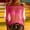 Hot Pink, variant on Red Off Shoulder Chiffon Blouse for Women Ruffle Puff Sleeve Loose Fit Summer Top S-XXXL,Size 3XL