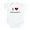 Cloud White, variant on CafePress - I Love Socialists Infant Creeper - Baby Light Bodysuit, Size Newborn - 24 Months
