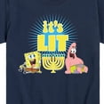 thumbnail image 3 of SpongeBob SquarePants - It's Lit Hanukkah - Toddler And Youth Short Sleeve Graphic T-Shirt, 3 of 6