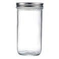 thumbnail image 2 of Tnobhg 300/400/500/650ML Glass Sealed Jar with Screw Airtight Lid Large Capacity Clear Multifunctional Fruit Jam Dry Goods Nuts Grain Cereal Seasoning Tea Leaf Container Storage Box, 2 of 8