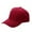 Wine Red, variant on Men Women Black Baseball Cap Adjustable Curved Visor Hat