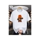 thumbnail image 1 of 5e Men's 100% Cotton Cartoon Teddy Bear Graphic Print T-shirt, Short Sleeve Crew Neck Tee, Men's Clothing For Summer outdoor, 1 of 6
