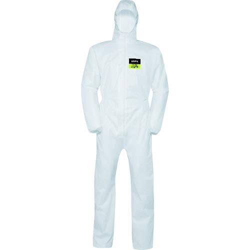 Uvex 5/6 Air Chemical-Protective Suit - White Disposable Coverall - Against Solid Particulates