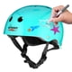 thumbnail image 2 of Casco Wipeout de borrado en seco para bicicleta, patín o scooter, azul turquesa, 2 of 8