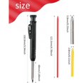 thumbnail image 2 of Solid Construction Pencil with Sharpener Deep Hole Carpenter Pencils Marking Tool for Glass, Ceramic, Hardened Steel, Wood, 2 of 5