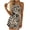 Black, variant on Iyufng Printed Rompers for Women Casual Halter Neck Short Jumpsuit with Elastic Waist