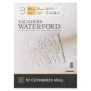 Saunders Waterford Watercolor Pad - 9" x 12", Rough, 140 lb, 12 Sheets