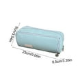 thumbnail image 3 of kladzum Pencil Case Large Capacity Pencil Pouch Multi Compartment Oxfords Clothed Pen Bag Office Stationery Storage Bag Organizer Multifunctional Pencil Bag, 3 of 6