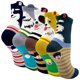 thumbnail image 1 of Calcetines de animales para mujer TANGJMXG divertidos de algodón talla 6-9, 1 of 5