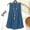 Tops-11Blue, variant on LEKWK Womens Tank Tops Layered Ruffle Hem Scoop Neck Summer Tops Sleeveless Boho Tops Solid Linen Texture Look Loose Fit Beach Vacation outfits