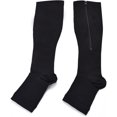 thumbnail image 3 of Zipper YOYO , YOYO Open Toe YOYO Calf Leg Support Hose Stocking, 3 of 8