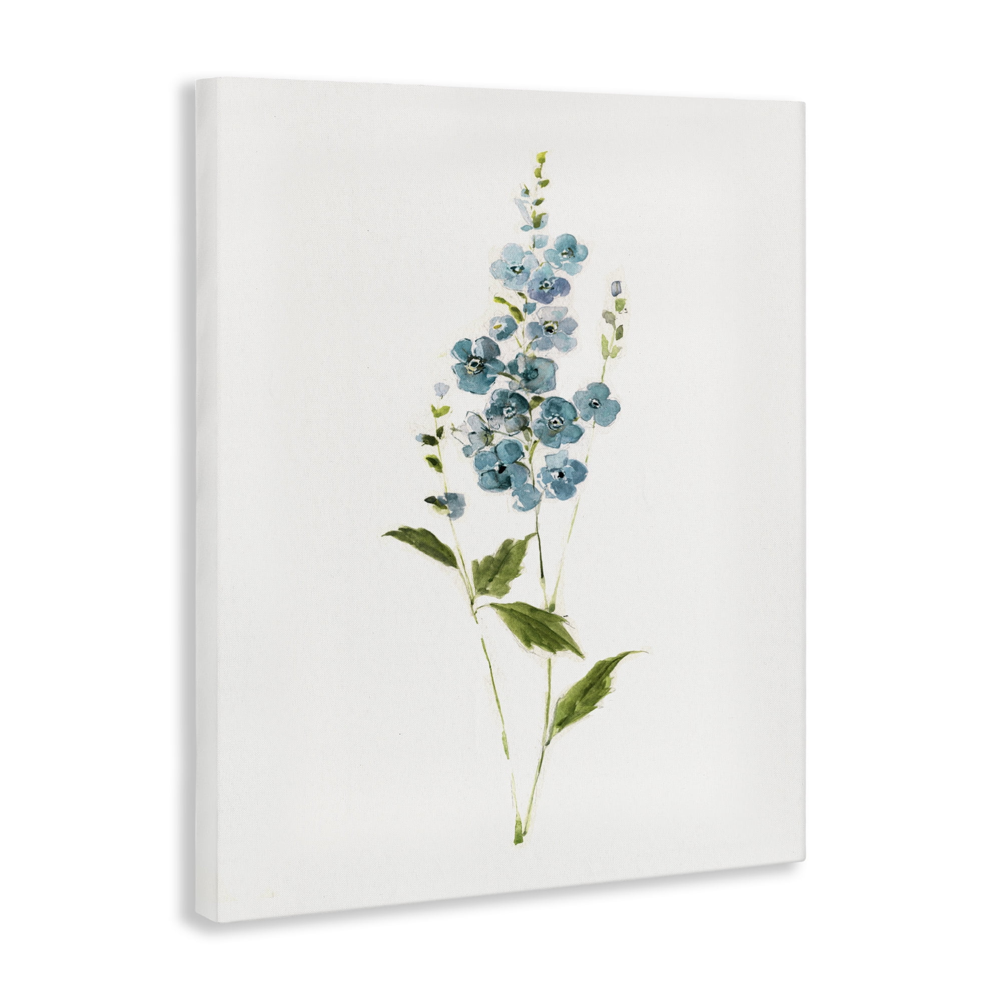 Stupell Industries Delicate Blue Sprigs Canvas Wall Art, design by Sally Swatland