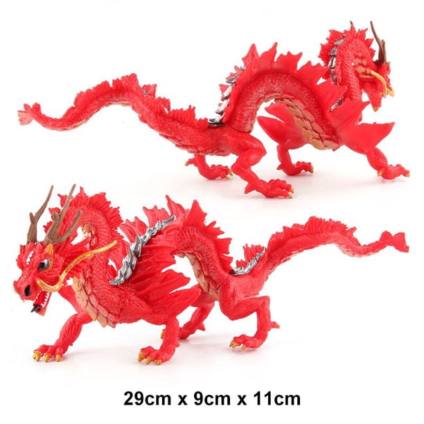 Figuras de acción de dinosaurios jurásicos, modelo de animales de dragón mágico volador prehistórico, perro bestia, juguetes de PVC de alta calidad, regalo para niños"Dargon3" Fivean Toy model