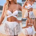 thumbnail image 2 of Bikini Traje de baño de mujer Color sólido Vendaje Traje de baño Bikini Traje de baño Beach Resort Traje de baño Fridja  nalpqowj60814, 2 of 8