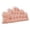 Orange, variant on Ruffle Edge Backrest Pillow Large Bed Support Cushion Tufted Headboard Pillow for Home Relaxation
