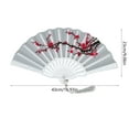 thumbnail image 3 of Gumesh Folding Hand Fan for Women, Ancient Style Folding Fan 7 Inches With Tassels Opening And Closing Fan Can Be Used For Summer Fanning Home Decoration Photography Gift Household Tool Kit, 3 of 6