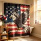 thumbnail image 4 of Independence Day Holiday Party Celebration Shower Curtain Bathroom Partition Decoration Hanging Curtain, 4 of 6