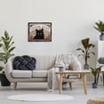 thumbnail image 3 of Stupell Industries Something Wicked Black Cat Holiday Painting Black Floater Framed Canvas Art Print Wall Art, 21 x 17, 3 of 10