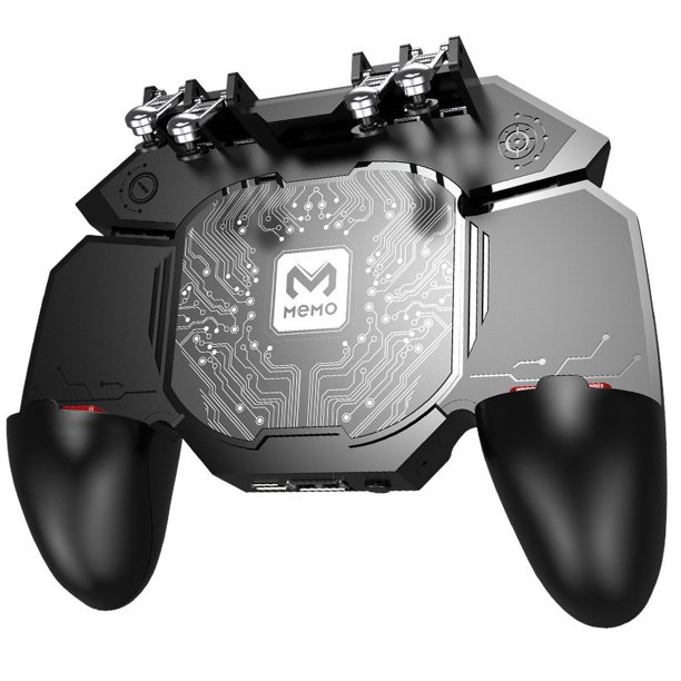 Mando de juego Ventilador de refrigeración semiconductor de seis dedos Controlador de juego multifuncional