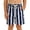 Navy, variant on Athletic Shorts for Boys, Two-Tone Stripe Printed Lightweight Breathable Gym Workout Shorts, Running Basketball Performance
