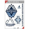 WinCraft Vancouver Whitecaps FC 11" x 17" Multi-Use Cut to Logo Decal Sheet