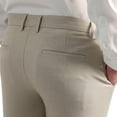 thumbnail image 5 of Reaction Kenneth Cole Men's Performance Dress Pant, Tan, 29x34, 5 of 5