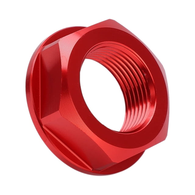 Tuerca del eje de la rueda trasera de la motocicleta M22x1.5 Reemplazo de aluminio para Kawasaki KX125 2003-2008Rojo