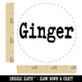 thumbnail image 2 of Ginger Herb Fun Text Rubber Stamp for Scrapbooking Crafting Stamping - Small 3/4 Inch, 2 of 7
