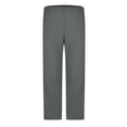 thumbnail image 5 of Godokuleh Tear Away Pants for Men Side Zipper Lightweight Pants Zip Leg Sweatpants Breakaway Recovery Zipper Pants Gray L, 5 of 5