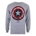 thumbnail image 1 of Captain America Mens Shield Long-Sleeved T-Shirt, 1 of 4