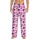 thumbnail image 1 of Fotbe Retro Cowgirl Pantalones de Pijama para Hombre, Pantalones de Dormir, Pantalones de Casa con Cintura Ajustable y Bolsillos-Large, 1 of 6