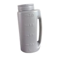 thumbnail image 2 of davian Hand Spreader, Hand Fertilizer Spreader, Ice Spreader, Bottle Dispenser, PE Container, Large Capacity for Easy , for Walkway, Winter Garden Main gray, 2 of 8