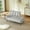 Gray, variant on Jopath 54-Inch Modern 2-Seater Velvet Sofa with Backrest and 360° Rotating Side Table, Plush Cushions for Living Room Bedroom Apartment (Gray)
