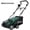 Green + Metal+ 2-in-1 16INCH, variant on Garden Scarifier, 2-in-1 16INCH Dethatcher Scarifier,15 Amp Electric Lawn Dethatcher,Removable Collection Bag extra large 58QT