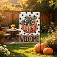 thumbnail image 6 of Zznnkj Fall Harvest Garden Flags 11.81x17.71 Inch, Pumpkin Maple Leaf Yard Banner for Autumn Thanksgiving Farmhouse Outdoor Porch Decorations, 6 of 6