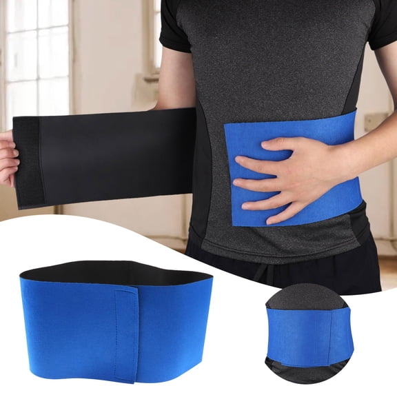 WUSUOWEI Waist Trimmer Belt for Women and Men Exercise SlimmingBelt Abdomen BodyShaper Sweat Band BodyShaper Waist Belt, Blue 4/3/2/1PCS