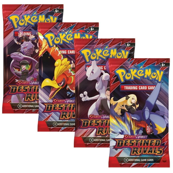 Pokemon SV10 Destined Rivals Art Set 4 Booster Packs