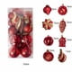 thumbnail image 1 of Decoraciones Del Árbol de Navidad Juego de Ornamentos de Bola de Plástico Azul, 6x6x6cm 20Pcs con Cuerdas Colgantes Perlas para la Fiesta de Vacaciones Del Hogar Ornamentos Del Árbol de Navidad, 1 of 6