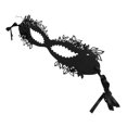 thumbnail image 3 of Máscara de mascarada de fieltro Máscara de baile negro MÁSQUIE MÁSCARA MÁS MÁSCARA MÁS MÁSCARA PROPORTE PARA FIESTA, 3 of 6