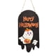 thumbnail image 2 of pstuiky Letrero colgante de madera pintado para Halloween decoración navideña letrero colgante para puerta adornos artesanales de madera, 2 of 6