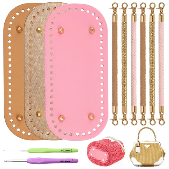 Bases para Bolsas para Tejido con Asas Trenzadas 3+6 PCS