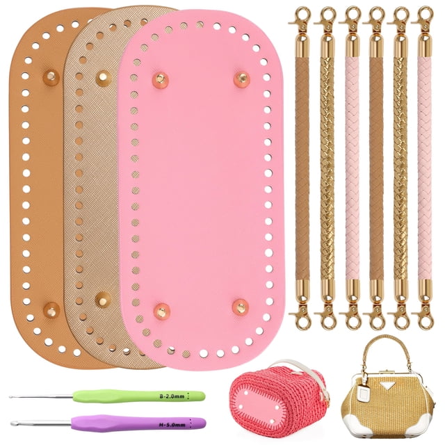 Bases para Bolsas para Tejido con Asas Trenzadas 3+6 PCS