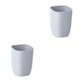 thumbnail image 4 of Cateissary Cubo de basura portátil lavable de 10L para oficina, cubos de basura, cubo de basura moderno reutilizable, cubo de basura para Gris 2Conjunto, 4 of 6
