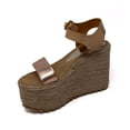 thumbnail image 4 of Sandalia De Plataforma Vida Leve Para Mujer Color Rose Gold Talla 27 Vida Leve MONICA-01-ORO, 4 of 5