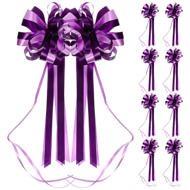 CIMAXIC pull bow 10pcs Wedding Scene Car Pull Bows Party Decorations Gift Wrapping Pull Bow,19.69"X7.87"X7.87"
