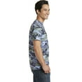 thumbnail image 3 of Port & Company Core Cotton Camo Tee-2XL (Woodland Blue Camo), 3 of 6