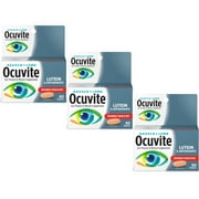 3 Pack Bausch & Lomb Ocuvite Eye Vitamin & Mineral Supplement with Lutein 60 Ea