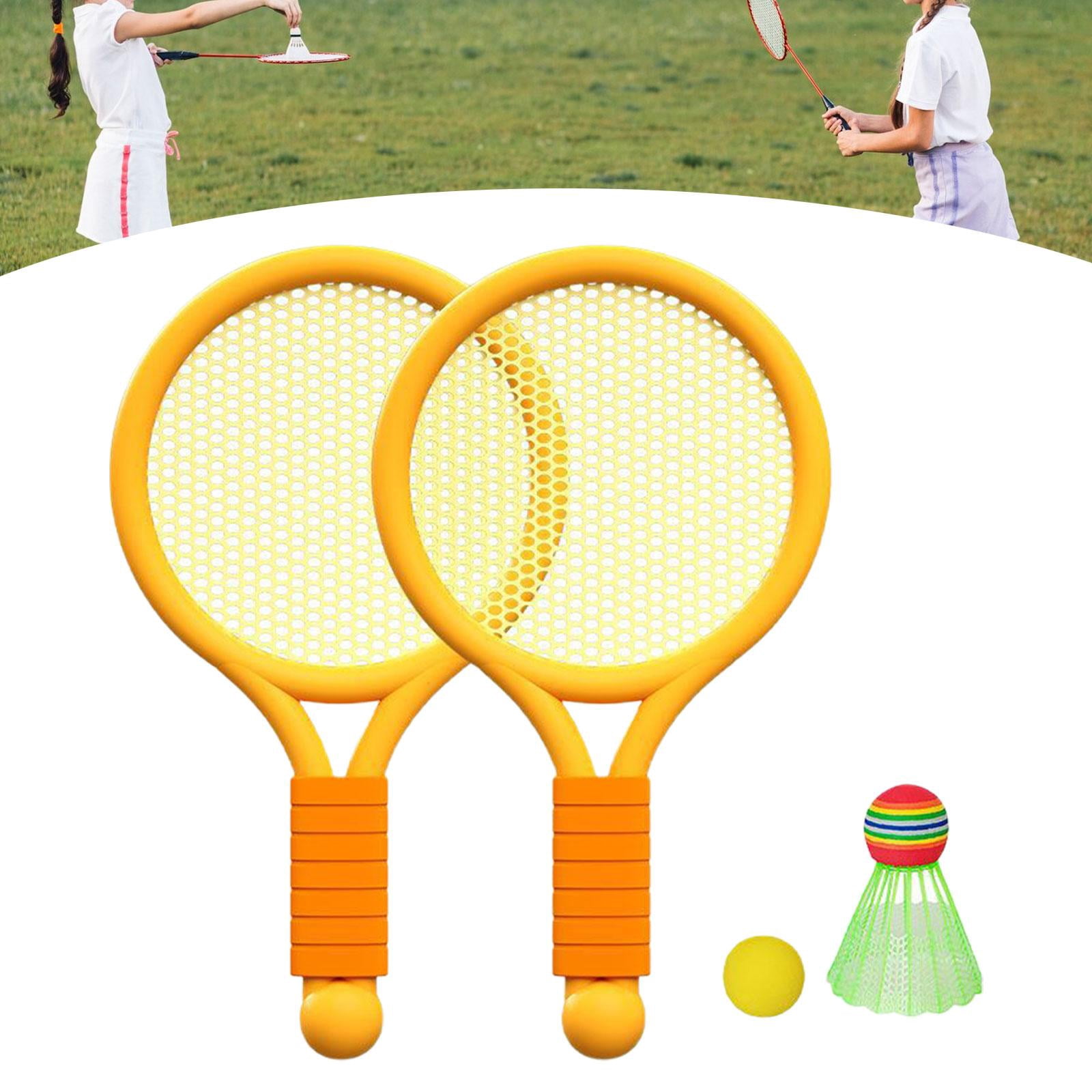 GARENDE Children Badminton Tennis Set Tennis Racket for Kids for Yard Girls Backyard Orange