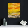 thumbnail image 4 of Nawypu Kaupuar Canvas Wall Art Abstract, Yellow Wall Art Paintings for Bedroom Living Room Office Home Decoration Modern Canvas Artwork Wall Decor Ready to Hang, 4 of 4