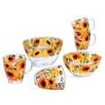 thumbnail image 7 of STP GOODS Sunflowers Glass Mug Set of 4 pcs 11.8 fl oz (350 fl oz) Tea Mugs for Hot Beverages Coffee and Tea Mugs for Latte Cocoa Chocolate Glass Drinkware, 7 of 7